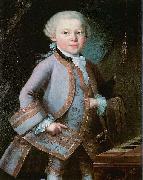 Anonymous The Boy Mozart oil painting