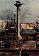Canaletto La Piazzetta painting