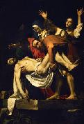 Caravaggio Deposition of Christ painting