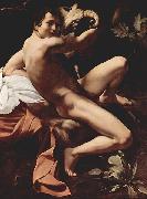 Caravaggio Saint John the Baptist oil painting on canvas