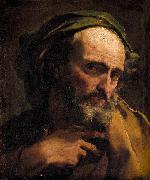 Gandolfi,Gaetano Study of a Bearded Man oil on canvas