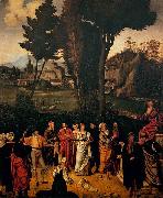 Giorgione The Judgment of Solomon oil