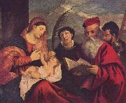 Titian Maria mit dem Kinde, dem Hl. Stephan, Hl. Hieronymus und Hl. Mauritius china oil painting artist