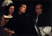Titian Das Konzert oil painting on canvas
