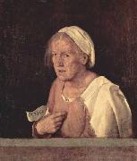 Giorgione Portrat einer alten Frau oil on canvas
