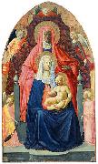 MASACCIO Virgin and Child with Saint Anne oil