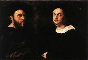 Raphael Portrait of Andrea Navagero and Agostino Beazzano china oil painting artist