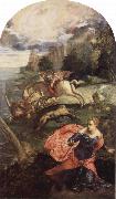 Tintoretto Saint George and the Dragon oil painting
