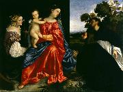 Titian Balbi Holy Conversation painting