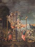 Bachiacca The Depositon from the Cross oil on canvas