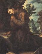 CIGOLI St.Francis in Prayer oil on canvas