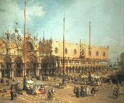 Canaletto Piazza San Marco- Looking Southeast oil on canvas