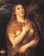 Titian Mary Magdalen oil on canvas