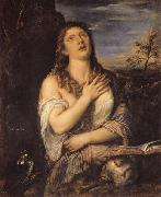 Titian Penitent Mary Magdalen oil on canvas
