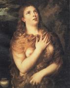 Titian St Mary Magdalene oil on canvas