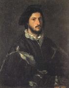 Titian Portrait of a Gentleman oil on canvas