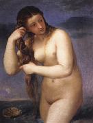 Titian Venus Anadyomenes oil on canvas