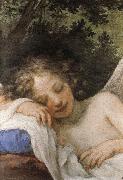 Volterrano Sleeping Cupid oil on canvas