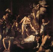 Caravaggio Martyrdom of St.Matthew oil on canvas