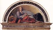 Correggio Lunette with Saint John the Evangelist oil on canvas