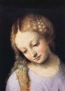 Correggio Details of Madonna and Child with the Young Saint John oil on canvas