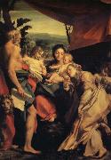 Correggio Madona with Saint jerome painting
