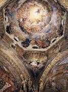 Correggio Partial view of the cupola with the pendentive depicting Saint Hilary oil on canvas