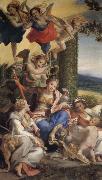 Correggio Allegory of Virtue oil on canvas