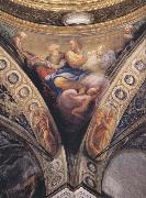 Correggio Pendentive with Saint Jerome and Saint Mattehew oil on canvas