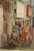 MASACCIO St Peter Healing the Sick with his Shadow oil on canvas