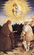 PISANELLO The Virgin and Child with St. George and St. Anthony the Abbot oil on canvas