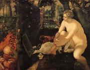 Tintoretto Susanna and the Elders oil on canvas