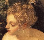 Tintoretto Details of Susanna and the Elders oil on canvas