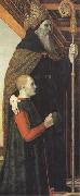 Bergognone Augustiue with a Kneeling Donor (mk05) oil on canvas
