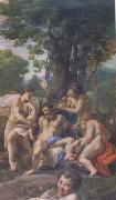 Correggio Allegory of the Vices (mk05) oil on canvas