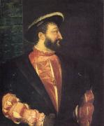 Titian Francois I King of France (mk05) oil on canvas