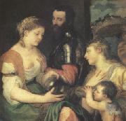 Titian An Allegory (mk05) oil on canvas