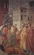 MASACCIO St Peter distributes the Goods of the Community and The Death of Ananias (mk08) china oil painting artist