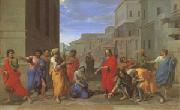 Poussin Christ and the Woman Taken in Adultery (mk05) china oil painting artist