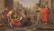 Poussin The Death of Sapphira (mk05) china oil painting artist
