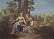 Poussin The Holy Family in a Landscape (mk05) china oil painting artist