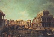 Canaletto Basilica di Vicenza e ponte di Rialto (mk21) china oil painting reproduction