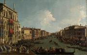 Canaletto Regata sul Canal Grande (mk21) oil on canvas