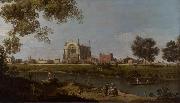 Canaletto Cappella del'Eton College a Windsor (mk21) oil painting on canvas