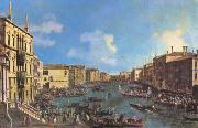 Canaletto Regatta on the Canale Grande (mk08) oil on canvas