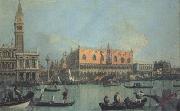 Canaletto A View of the Ducal Palace in Venice (mk21) oil painting on canvas