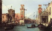 Canaletto Il Ponte dell'Arsenale (mk21) oil on canvas