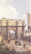 Canaletto Rome The Arch of Constantine (mk25) oil painting on canvas