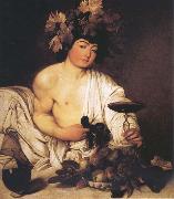 Caravaggio Bacchus oil painting
