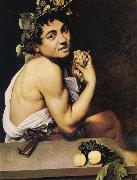 Caravaggio The Young Bacchus oil on canvas